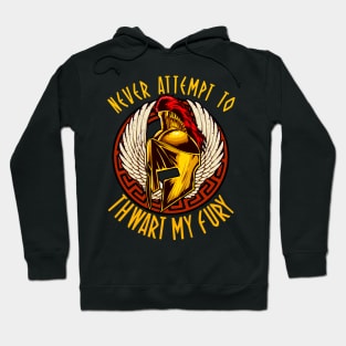 Never Attempt To Thwart My Fury Self Confidence Hoodie